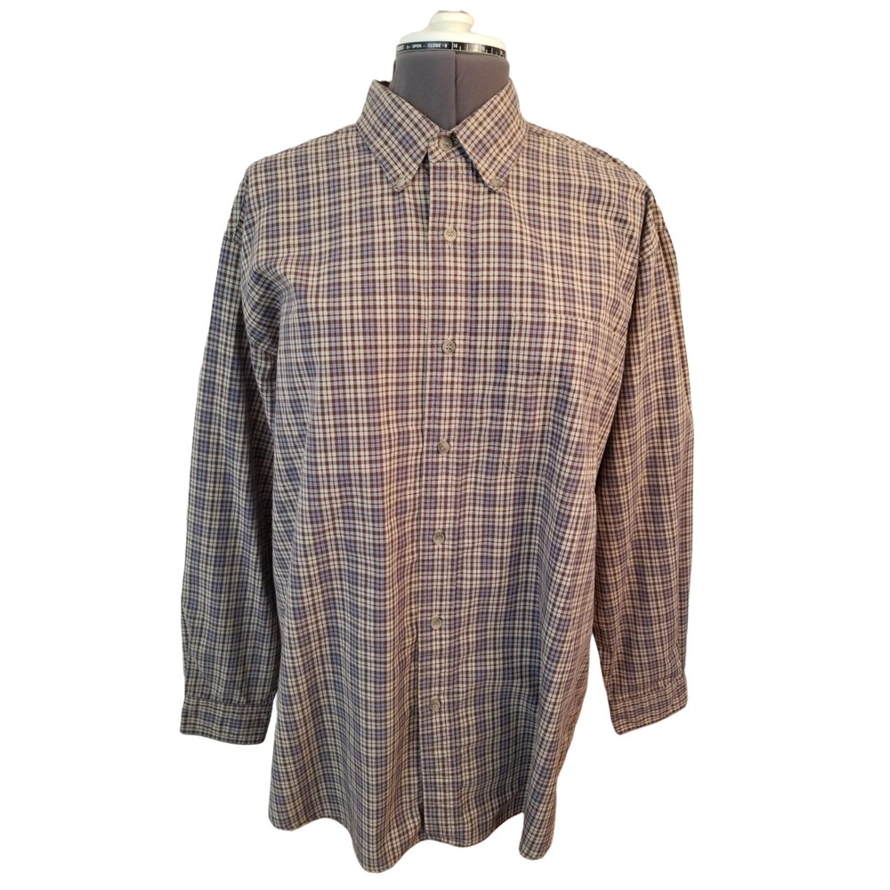 Wrangler Rugged Wear Casual Long Sleeve Men's Shirt Multicolor Size‎ XL